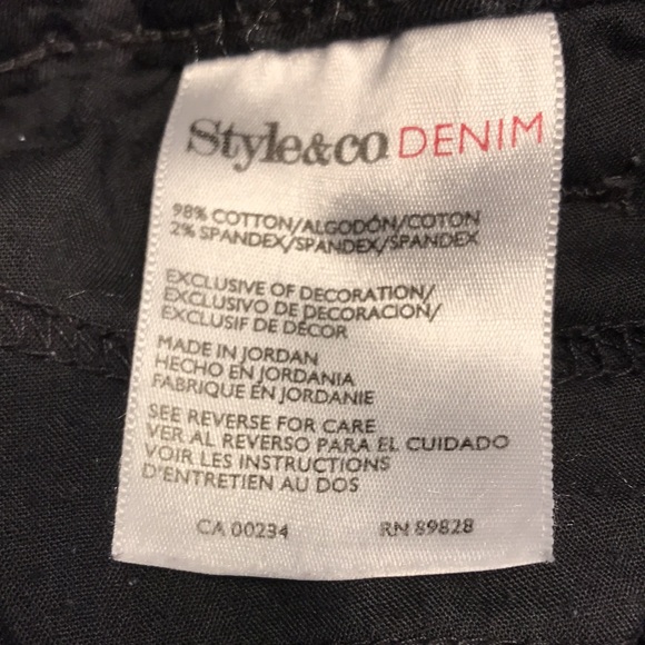 Style & Co. Denim Curvy Tummy Control Skinny Leg Jeans - Picture 6 of 10